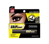 EBIN NEW YORK Adhésif pour cils Grip Bond (type palette, noir/sèche foncé, 0,18 oz) | hypoallergénique sans latex sans formaldéhyde dure toute la journée idéal pour les peaux sensibles
