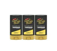 EBIN NEW YORK Lot de 3 bâtons élégants colorés 24 heures sur 24, noir naturel