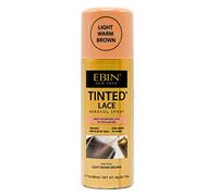 EBIN NEW YORK Teinté Lace Spray Marron clair Chaud | Séchage rapide, résistant à l'eau et à haute pigmentation | Pulvérisation uniforme, sans résidus et finition naturelle | 80 ml