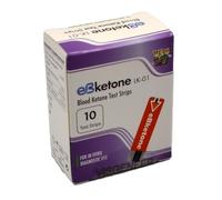 eBketone Lot de 10 bandelettes de test cétone sanguine eBketone (vendues séparément)