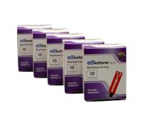 EBketone Lot de 50 bandelettes de test de cétone sanguine