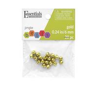 EBL Jingle Bells 6mm Gold 20pc