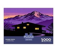 Éblouissant Puzzle De 1000 Pièces : pour Les Retraités, Un Passe-Temps Agréable Qui Combat L’isolement Les Alpes.