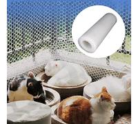 EBOEL Filet Balcon, Filet de Protection pour Chat, Protection Fenetre Chat sans Percer, Filet Securite Escalier Anti-Chute, Clôture en Plastique, Filet pour Animaux d'Elevage