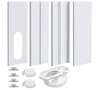 EBOOBA Kit de FenêTre pour Climatiseur Portable avec Coupleur 2 en 1, éVent de FenêTre AC Universel pour Tuyau de 5,1 Pouces/5,9 Pouces de DiamèTre