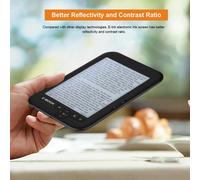 EBOOK-Lecteur de livres électroniques, 6 pouces, résolution 600x800, écran 300 ug I, couverture bleue (noir 8G) A