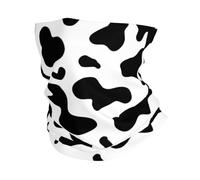 EBOSCUJW Taches de vache Impression de vache, Bandana cache-cou doux couvre-visage cache-cou Tube demi-masque écharpe cagoule