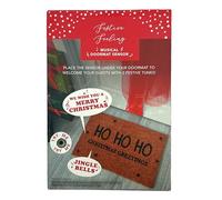 eBoutik - Paillasson de Noël Musical Festif pour Accueillir Vos Amis et Votre Famille - Accessoire Fantaisie pour la Maison et Chanter des Chansons