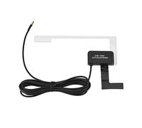 Eboxer Dab + Antenne Digital Antenne Radio Voiture Adaptateur en Verre Montage Pare-Brise avec Connecteur MCX Mâle
