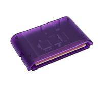 Eboxer Flash Cart Cartouche de jeu 4000 en 1 pour consoles MD1 MD2 MD3 CD X 32X, jusqu'à 32 Go de stockage, chargement CD BIOS, pour MEGAKey, codes de triche de jeu (violet transparent)