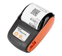 Eboxer Imprimante Thermique Bluetooth Imprimante à reçu/Ticket de Caisse sans Fil Portable 58mm Impression POS/ESC pour iOS/Android/Windows (Orange)