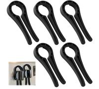 EBQOSK Lot de 5 verrous de bouton de cuisinière à gaz et housses de sécurité pour la sécurité des enfants et des animaux domestiques, empêche une utilisation accidentelle, protection des enfants