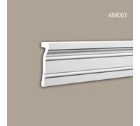 Ébrasement Profhome 484003 Profil de façade Moulure décorative Élément de façade style Néo-Classicisme blanc 2,3 m