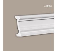Ébrasement Profhome 484004 Profil de façade Moulure décorative Élément de façade design intemporel classique blanc 2 m