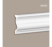 Ébrasement Profhome 484006 Profil de façade Moulure décorative Élément de façade design moderne blanc 2 m