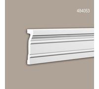 Ébrasement Profhome 484053 Profil de façade Moulure décorative Élément de façade style Néo-Classicisme blanc 2 m