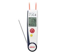 ebro TLC 750i-V2 Thermomètre IR et thermomètre à piquer (HACCP) -50 - +250 °C sonde T conforme HACCP, mesure par contact, mesure