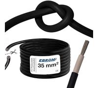 EBROM Câble d'alimentation photovoltaïque PV 35 mm² (35 mm²), connexion haute performance pour entre autres onduleurs, résistant aux UV et aux intempéries, câble en caoutchouc NSGAFÖU sur le mètre