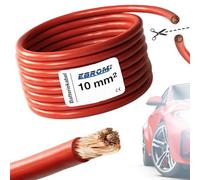EBROM Câble de batterie FLY - Rouge - 10 mm² - Flexible 90 ± 5 Shore - 99,99% cuivre - Gaine PVC FLY FLRy