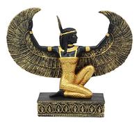Ebros Figurine de la déesse Maat avec ailes ouvertes Motif civilisation égyptienne antique 21,6 cm de long Décoration Sculpture divinité de la justice et de la connaissance contrepartie d'Isis