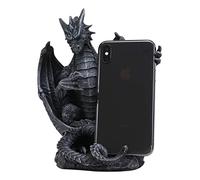 Ebros Figurine Gothique Dragon Gardien Debout avec Bras tendu pour téléphone Portable, Figurine de Bureau pour Appareil cellulaire, Statue de donjons et Dragons Sculpture médiévale de la Renaissance