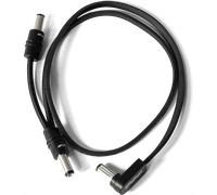 EBS DC1-48 90/0 Câble d'alimentation Flat DC 48 cm Connecteurs 90°/0° Noir