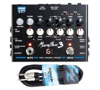 EBS MicroBass 3 Préampli de basse analogique avec câble Keepdrum