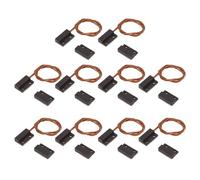 EBTOOLS 10 Ensembles d'interrupteurs de Roseaux Magnétiques DC100V NC pour Les Systèmes d'alarme de Porte et de Fenêtre - Capteur de sécurité câblé MR38