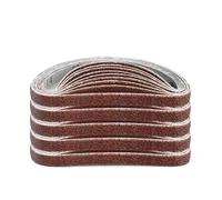 EBTOOLS 10 Pcs 10x330 Mm Ceintures de Ponçage Abrasives Premium 240 pour le Polissage en Bois et en Métal, pour les Outils électriques (1000)