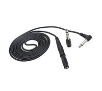 EBTOOLS / 10 Pieds de Guitare Instrument avec des Bouchons de 6,35 Mm à Angle Droit et à Angle Droit, une Veste ABS, Comprend 3 Adaptateurs