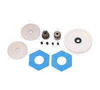 EBTOOLS / 10 RC Gear Ensemble avec 56T Grand Gear SPUR ET Primes DE PIMION du 15T 15T pour AXIAL SCX10 Crawler CARRACHING (White)