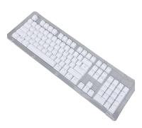EBTOOLS 104pcs Keycaps Coréens Translucides Définis pour Les Claviers Mécaniques - Installation Facile et Conception Blanche élégante (White)