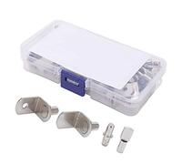 EBTOOLS 113-PCS Shelf Support Pegs Kit - Épingles d'étagère de Service Plaquées pour Armoires, étagères et Organisation de Placard