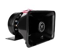 EBTOOLS 12V Klaxon de voiture fort, 200W Super Loud Universal Alarme d'avertissement de voiture Haut-parleur de klaxon fonctionne avec système d'alarme