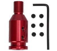 EBTOOLS 12x1 25 Adaptateur universel de pommeau de vitesse sans filetage Adaptateur de pommeau de vitesse (rouge) adapté à l'adaptateur de vitesse euro