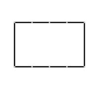 EBTOOLS 16: 9 Curtain de Projection en Polyester Pliable de Projecteur HD Portable pour la Maison et Le Bureau - Plusieurs Tailles Disponibles, Configuration Facile (120 Pouces)