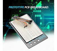 EBTOOLS 1660 Points Plug-in Breadboard Lit pour Assemblage de Circuits Faciles et des Tests de Soudure