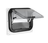 EBTOOLS 17.2x13.2in Fenêtre RV avec Preuve en Verre Acrylique, écran et Nuance de Soleil --, Installation Facile pour, Remorque, Camping-car