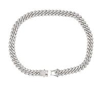 EBTOOLS 19,7 Pouces Collier de Chaîne à Double Couche Fraîche avec Scintillantes pour Hommes et Femmes - pour la Mode énervée et Polyvalente