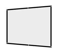 EBTOOLS 1PC Portable Portable Rapport VRAIT CROSSION du CURTON Blanc CURTON ÉCRANS 4: 3 pour Le Cinéma Extérieur et Le Camping (100 Pouces)