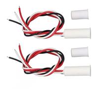 EBTOOLS 2 SETTS Interrupteurs de Roseaux Magnétiques pour DC 12-24V NC Capteur de Fenêtre de Porte Filaire - Sécurité de la Maison - Système d'alarme de la The Vol