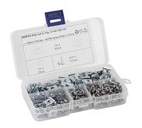 EBTOOLS 200 Pcs Kit de Manganèse en Acier et à Vis d'auto-Vis pour l'automobile et la Fixation des Motos