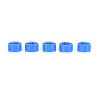 EBTOOLS 200pcs d'identification des Anneaux de Jambe - 10 Mm Clips de Pied Réutilisables pour la Volaille, Les Fournitures Légères et Les Fournitures d'oiseaux en Bleu (Blue)