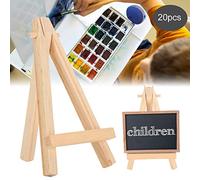 EBTOOLS 20pcs Porte-trépied en Bois en Bois pour Affichage d'art, Trame A en Léger pour les Peintures, Décor et Expositions