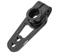 EBTOOLS 25t Stee Gear Arm Servo Arm pour / 8 et / 10 RC Car - Pièce de Mise à Niveau (Black)