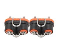 EBTOOLS 2PCS Came DE Came en Acier Inoxydable avec Roulements pour Bateau Marin, Corde d'entrée Rapide Fairlead pour Les Yachts et Les Navires DE Pêche