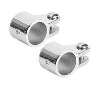 EBTOOLS 2Pcs Marine Boat Jaw Slide, Bimini Top Hinge Rail Mount Boat Hardware Fitting for Inflatable Fiberglass Yachts(25mm)