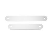 EBTOOLS 2pcs Marine Transom Support Plate Kit 3001.8067 Aluminium pour Moteurs Hors-Bord 15 X 2 et 12 X 2 Pouces