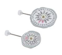 EBTOOLS 2PCS PE25 PE28 Double Calendrier Quartz Movement Remplacement Set pour la Réparation et l'entretien des Montres
