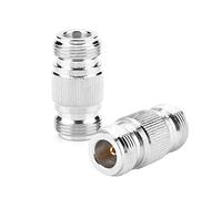 EBTOOLS 2pcs Type N Femelle à Femmes Connecteurs RF, Adaptateurs Coaxiaux en Cuivre pour Les Tests et Conversions Hautes Performances